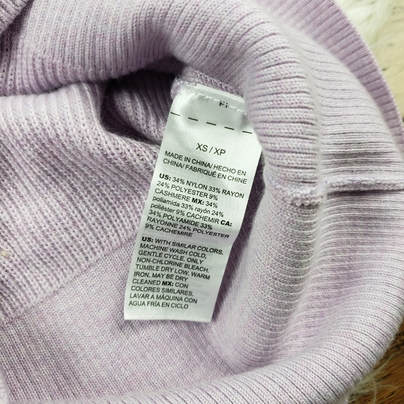 White House Black Market WHBM cashmere blend sweater xs - Picture 7 of 12